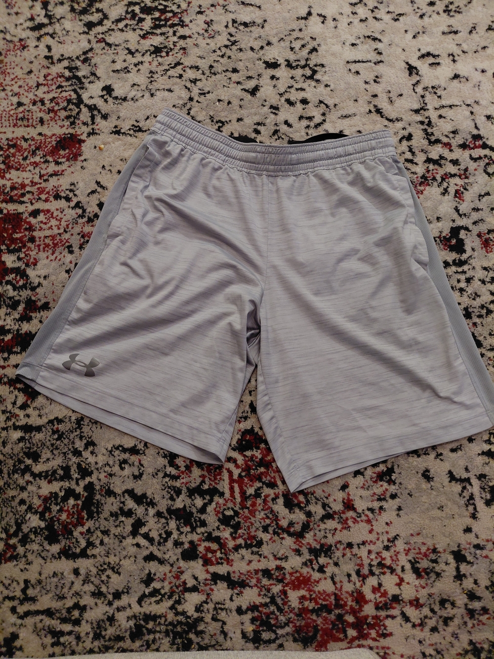 Under Armour Men's Pale Gray Performance Training Shorts